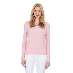 Baby Pink Cashmere V-Neck Sweater for Coquette chic minimalist valentines date